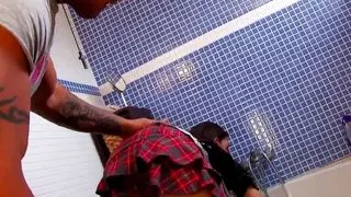 Amelie Jolie gives a blowjob and fucks Rob Diesel