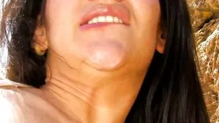 Fantastic fuck in the rocks!