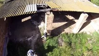 Photo shoot with fuck on a construction site!