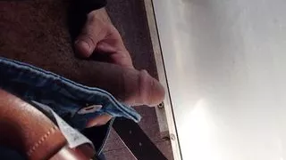 Chubbear Hairy Public pissen Can't wait