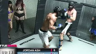 April Oneil rides a long hard cock that fucks her