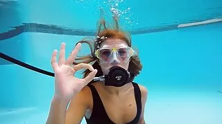 One of the hottest babes Katya Nakolkina in the pool