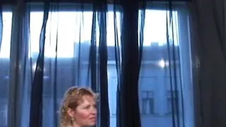 A nasty blonde housewife banged from behind