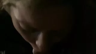 Horny blonde MILF midnight POV blowjob