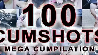 100 Cumshots In 30 Minutes - Mega Compilation