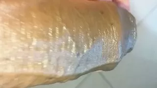 I increased the size of the video, I want you to admire that big foreskin a little more, that your ass loves