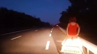 Risky flashing on public road. showing my ass.