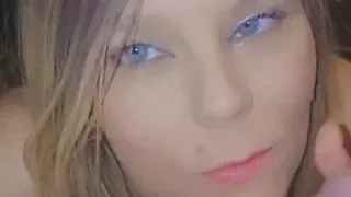 Slut sucking dick and texting guys taling filth