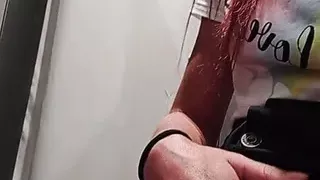 I touch my pussy in the dressing room of Terranova
