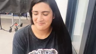 Blow job brunette girl