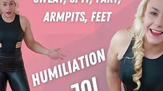 Sweat armpits feet farts humiliation JOI