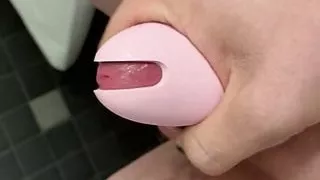 Caged cumshot