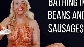 Bathing in baked beans and sausages nude milf pawg michellexm