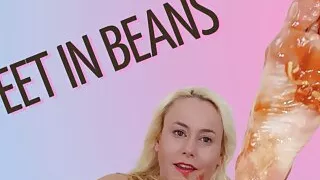 Sexy feet in beans milf foot goddess toe soles michellexm