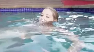 Blonde Babe Sunny Lane Drains A Stiff Dick While Underwater!