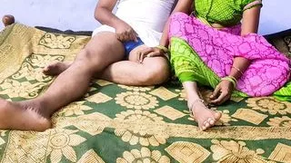 indian village couple in green colour saree high definition  xxx