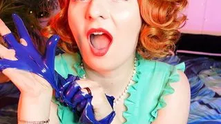 Latex Ripped Damaged Gloves - Destroyed Rubber Gloves - Fetish video