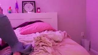 Preview: Rainbow Dildo Fucking & Stroking