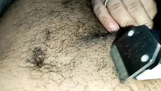 bhabhi clean my hair with machine