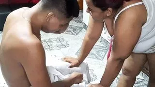 A delicious blowjob before going out to see me with my girlfriend