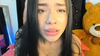 Teen babe having sex and gets a lot of cum in her face, listen to her soft moans