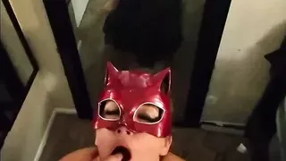 I did not  have rent money again so I swallowed my landlords cum