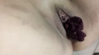 I stuck a whole panty inside my pussy