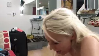 Brittany Burke showng huge tits Blowjob slut