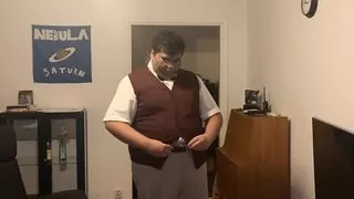 Nerdy with ugly glasses misbehaving.