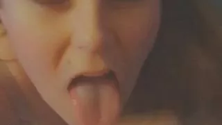 First time Facial for daddy's little slut