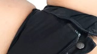 Sexy nurse can't control fingering in the next room after seeing the patient's penis