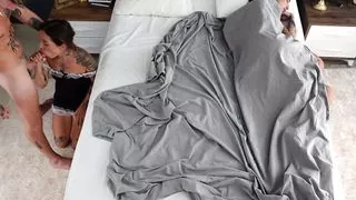 Cumshot In a Dream Fucks The Maid Hard! 4K