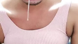 Indian sissy cuckold buy & swallow used condom from alpha couple