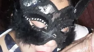 Teen licking my balls