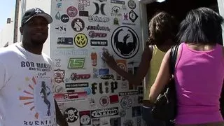 Bella Moretti and Heidi Waters fuck a black cock