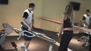 Betty is a blonde teen who gets a cock in her mouth