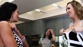 Tanya Tate with her girls Ava Addams and Kelly Diamond