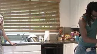 Angela and Brooklyn having interracial threesome sex