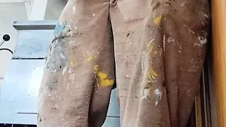 Jerking off in my Bosses Food trailer.