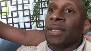 Busty ebony Tatiana fucking black cock