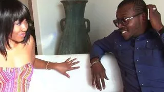 Chanell Heart ebony skin has sex with a black cock