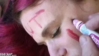 Massive baps wife gets her saggy tits and ass spanked