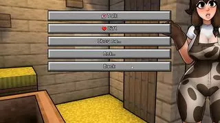 HornyCraft a minecraft Parody Hentai game PornPlay Ep.6 Alex is doing the best handjob ever with facial