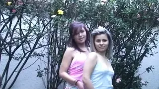 Sammy goes lesbo with petite teen