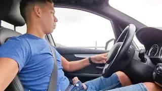 I touch myself while driving