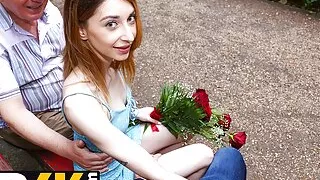 HUNT4K. Bitch is going to fool around with stranger but hubby watches