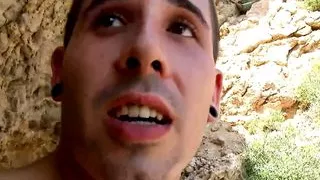 Skinny milf gives Kevin White anal sex and blowjob