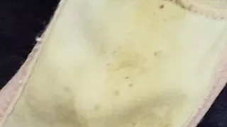 Sneaky video with my sister in law's dirty panties