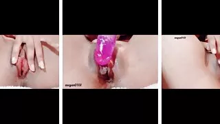 look how much cream comes out of my pussy