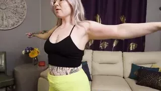 Blonde Tattooed Kaiia Eve Naked Yoga And Fingering